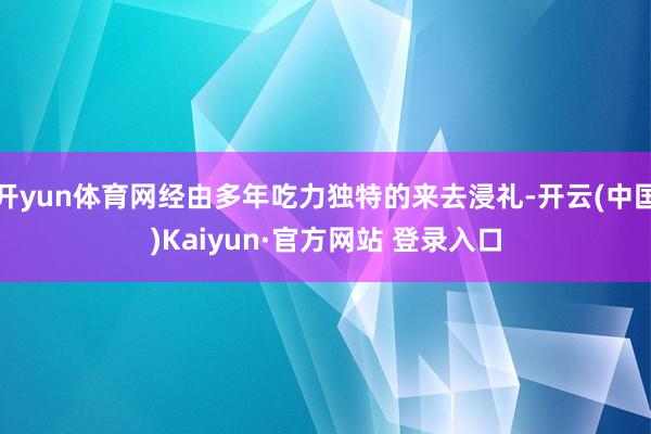 开yun体育网经由多年吃力独特的来去浸礼-开云(中国)Kaiyun·官方网站 登录入口