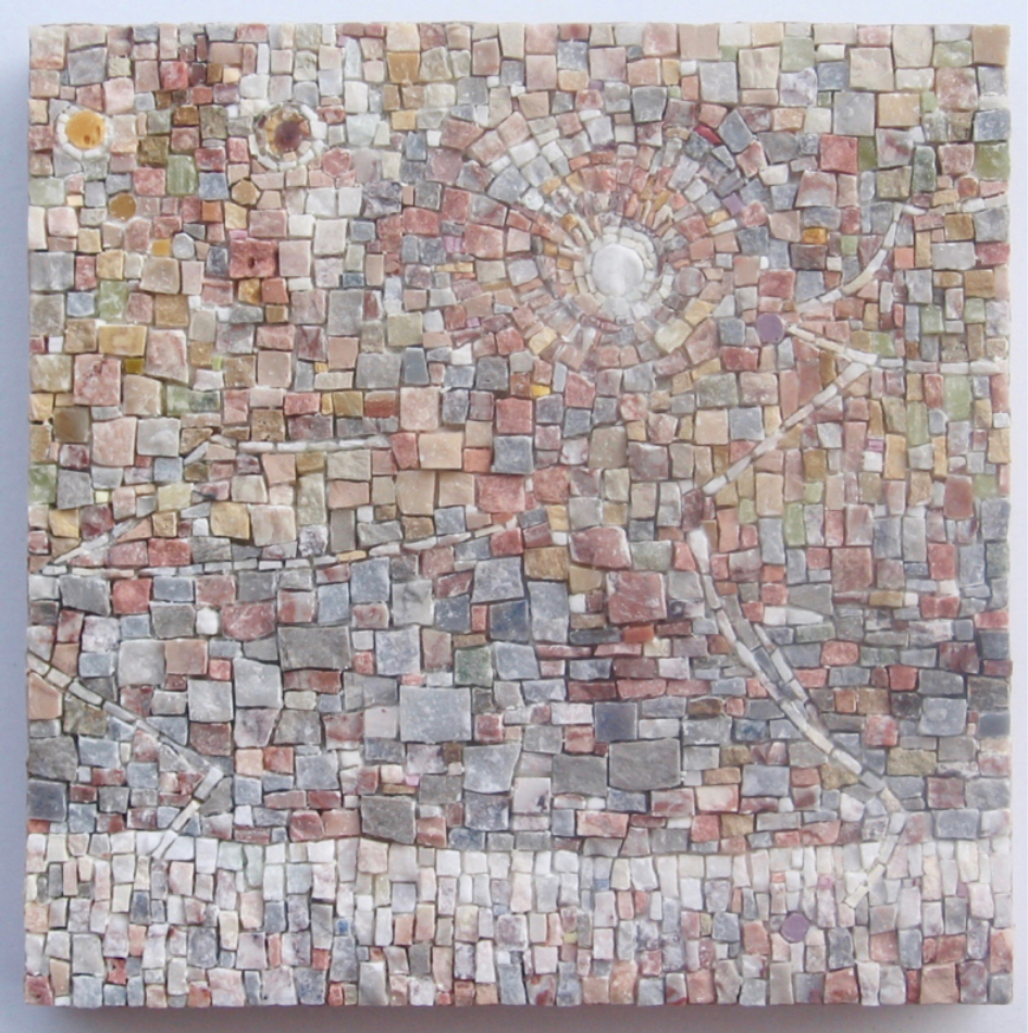 コパーと月-II-mosaico