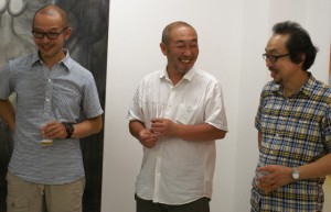 左から、袴田京太郎 先生（ムサビ）、近藤昌美 先生（東京造形）、中村一美 先生（女子美）