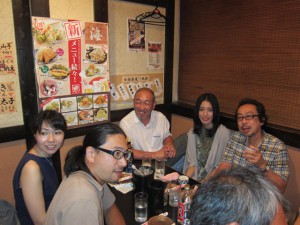 オープニングレセプションの二次会