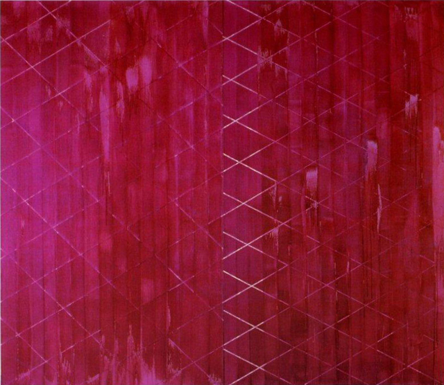 ＜紫鉱石＞1986年、245×280㎝、油彩・画布、セゾン現代美術館蔵