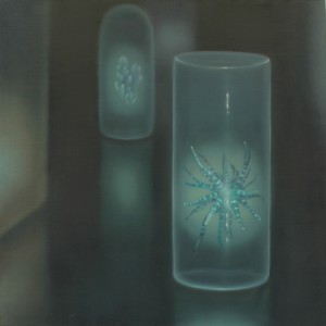 参考画像：「ヒカリトソレニヨリソウモノタチ」　2012年　oil on canvas 72.7 x 72.7cm