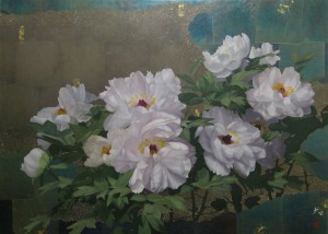 2011年花の咲く風景‐牡丹‐