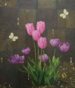 2012年花の咲く風景‐チューリップ‐